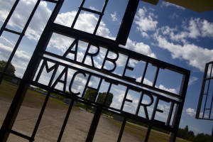 "Work Makes (You) Free" at Sachsenhausen Entrance